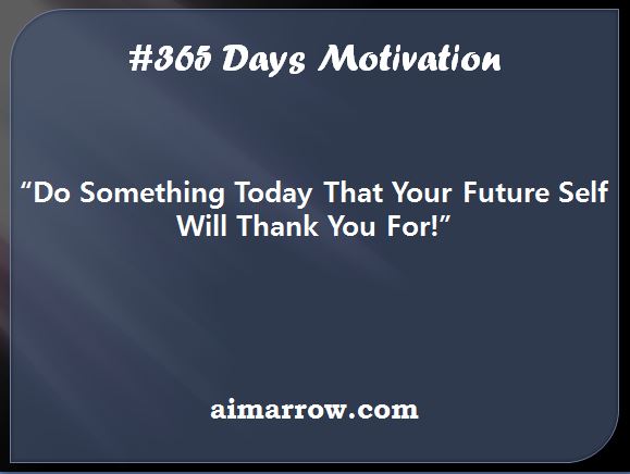 365 Days Motivational Quote - 42 - Aim Arrow