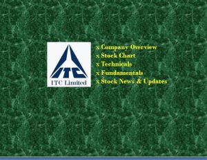ITC - Company Overview, Stock Chart, Technicals, Fundamentals, Stock News & Updates