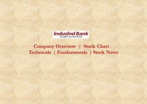 IndusInd bank - Company Overview, Stock Chart, Technicals, Fundamentals, Stock News & Updates