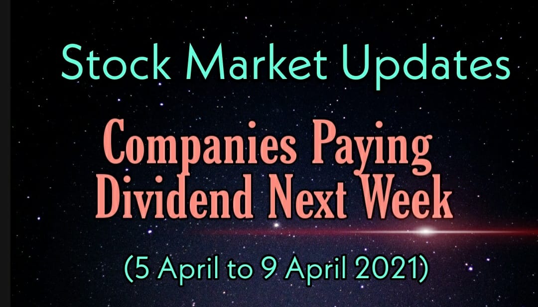 Companies Paying Dividend In The 2nd Week Of April 2021 Aim Arrow